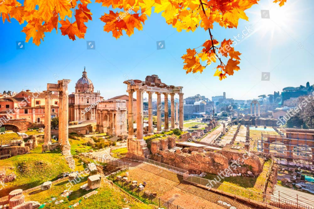 Вид на Римський Форум