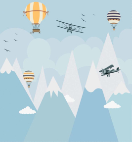 Детские горы с шарами