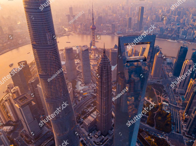 Вид на Шанхай