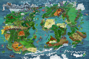 Карта с рельефом