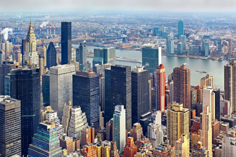 Вид на Нью Йорк Вид на Нью Йорк