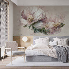 Розовые пионы