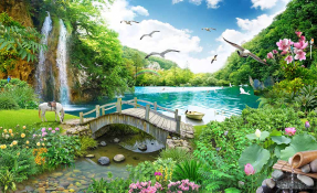 Красочное озеро