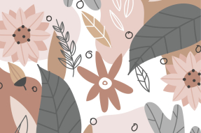 Листья и цветы