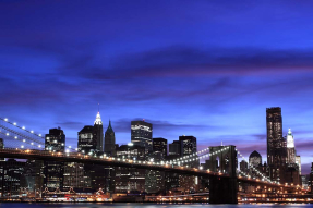 Ночной Бруклинский мост