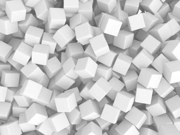 Белые кубы