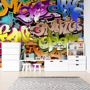 Яркое граффити