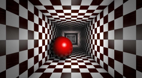 Тоннель с шаром