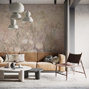 Бежевые цветы