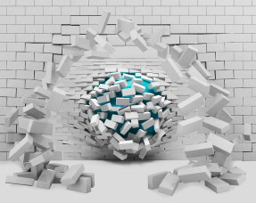 Шар в стене