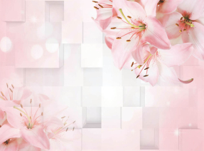 Лилии на стене