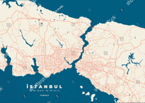 Карта Стамбула