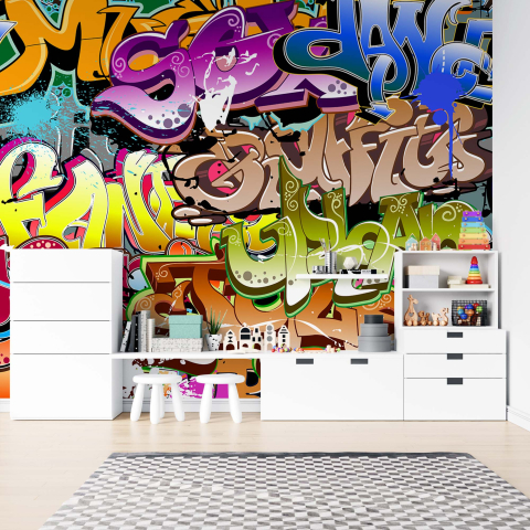 Яркое граффити Яркое граффити