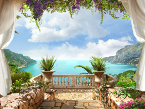 Фреска с видом на море