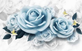 Голубые розы
