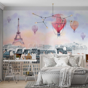 Акварельные домики