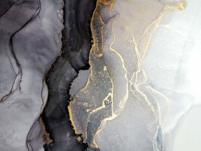 Акварельные флюиды с золотом