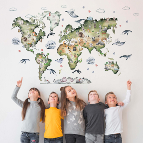 Стикер карта EN 200х120 см