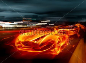 Огненное авто