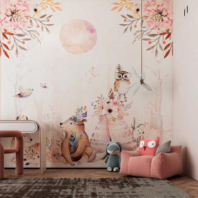 Акварельные зверята