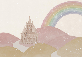 Замок с радугой