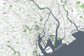 Карта Токио