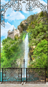 Вид на водоспад