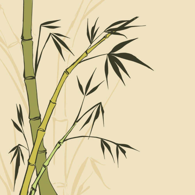 Рисованный бамбук