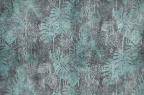 Листья на сером фоне