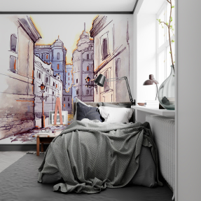 Нарисованый город