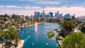 Озеро в Лос-Анджелесе