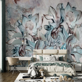 Рисованные цветы