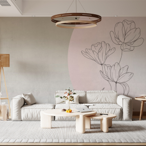 Розовый цветок