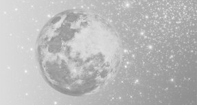 Луна со звездами