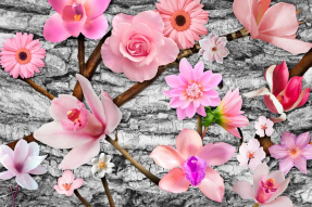 Ветка с цветами