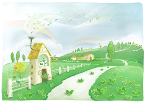 Домик под радугой