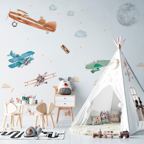 Стікер літаки 120х80 см 