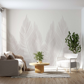 Бежевые листья