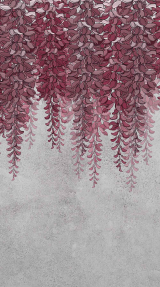 Глицинии на штукатурке