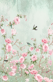 Розовые шинуазри