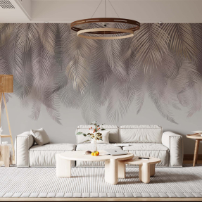 Бежевые перья