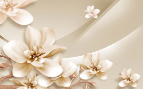 Бежевые магнолии