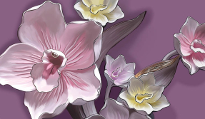 Фарфоровые цветы