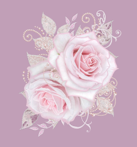 Розовые розы