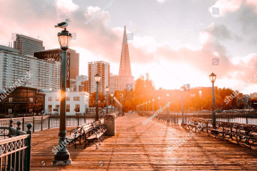 Закат на набережной