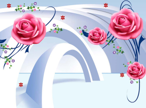 Грани с цветами