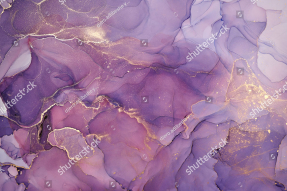 Алкогольные чернила с золотом