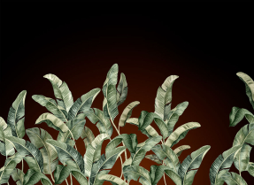 Акварельные листья