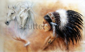 Белые лошади