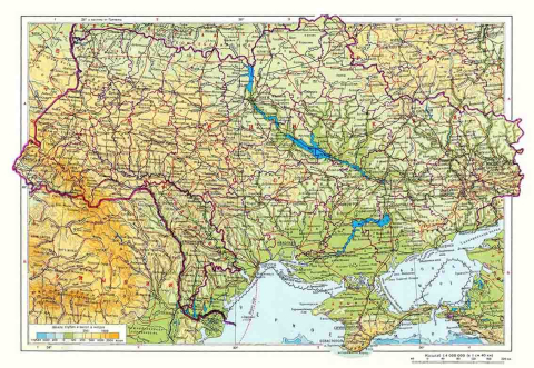 Фізична карта